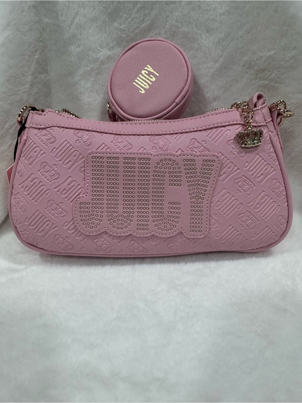 NWT Juicy Couture On The Right Track Crossbody